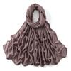 Muslim Modal Hijab Cotton Rayon Scarf for Women Double Stitching Wide Edge Rayon Shawl Islamic Thin Soft Viscose Turban Headband