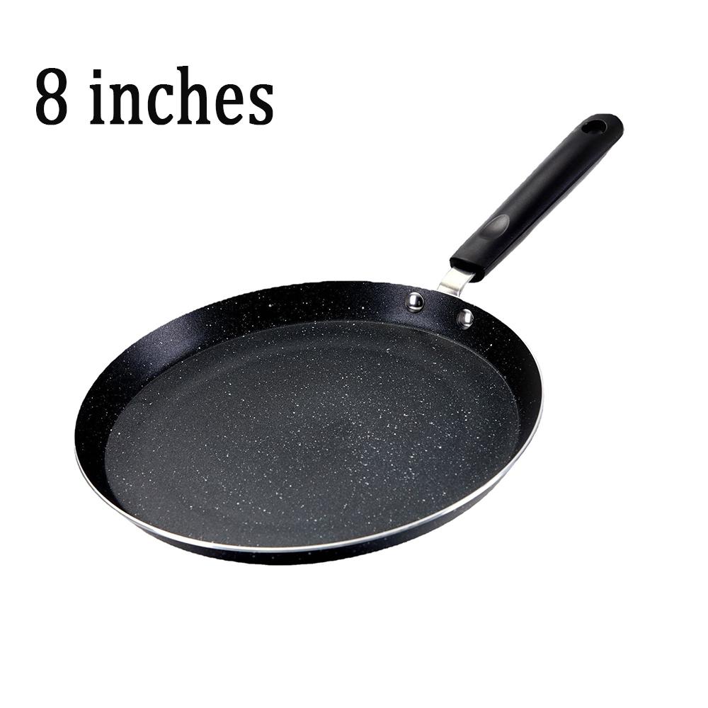 Aluminum Flat Bottomed Pans Non Stick Pan Baking Cake Steak Egg Frying Pot Gas Induction Cooker Universal Household Kitchen Tool
