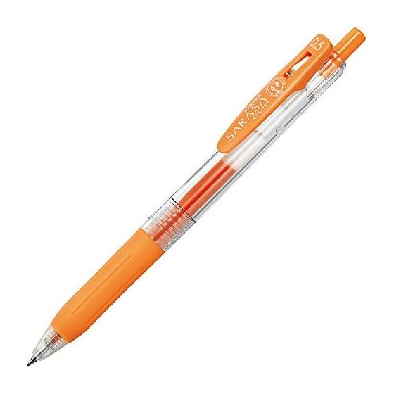 Zebra Water-based Gel Ballpoint Pen Sarasa Clip 0.5 JJ15-OR Orange