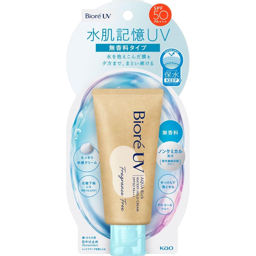 Biore UV Aqua Rich Water Skin Memory Без отдушек Тайская маска 50 г Kao