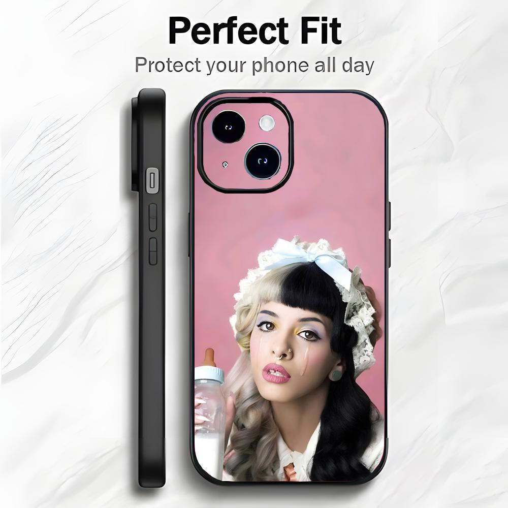 Quirky Pop American Singer M-Melanie Martinez Phone Case Phone Case Soft Packaging Lightweight For iPhone17 16 15 14 13ProMax