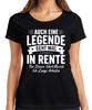Even A Legend Retires Sometimes Gift Retired Ladies Tshirt