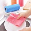 Washable Striped Non-Woven Disposable Dishcloth Roll for Kitchen Cleaning