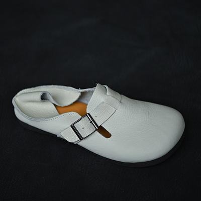 Damen Pantoletten Echtes Leder Runde Zehenpartie Weich besohlte Slipper Sommer Neu Vielseitig Weiches Rindsleder Flache Damen Pantoletten Schuhe Hausschuhe
