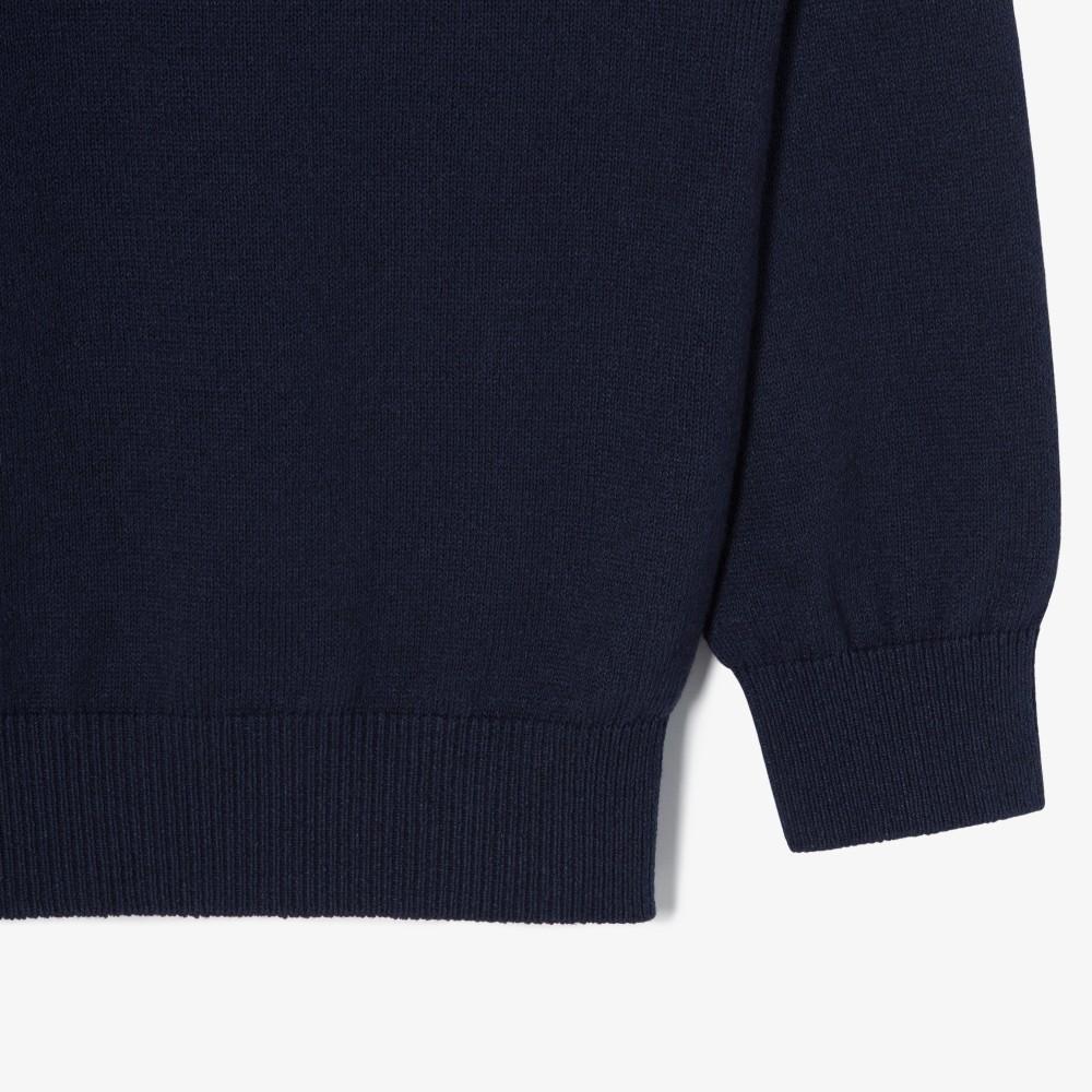 [lacoste] Men's Paper Long Sleeve Crewneck Pullover AH598E-56G166