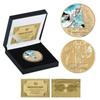 Death God Kurosaki Ichigo Anime Die-cast Metal Commemorative Coin Badge Gift