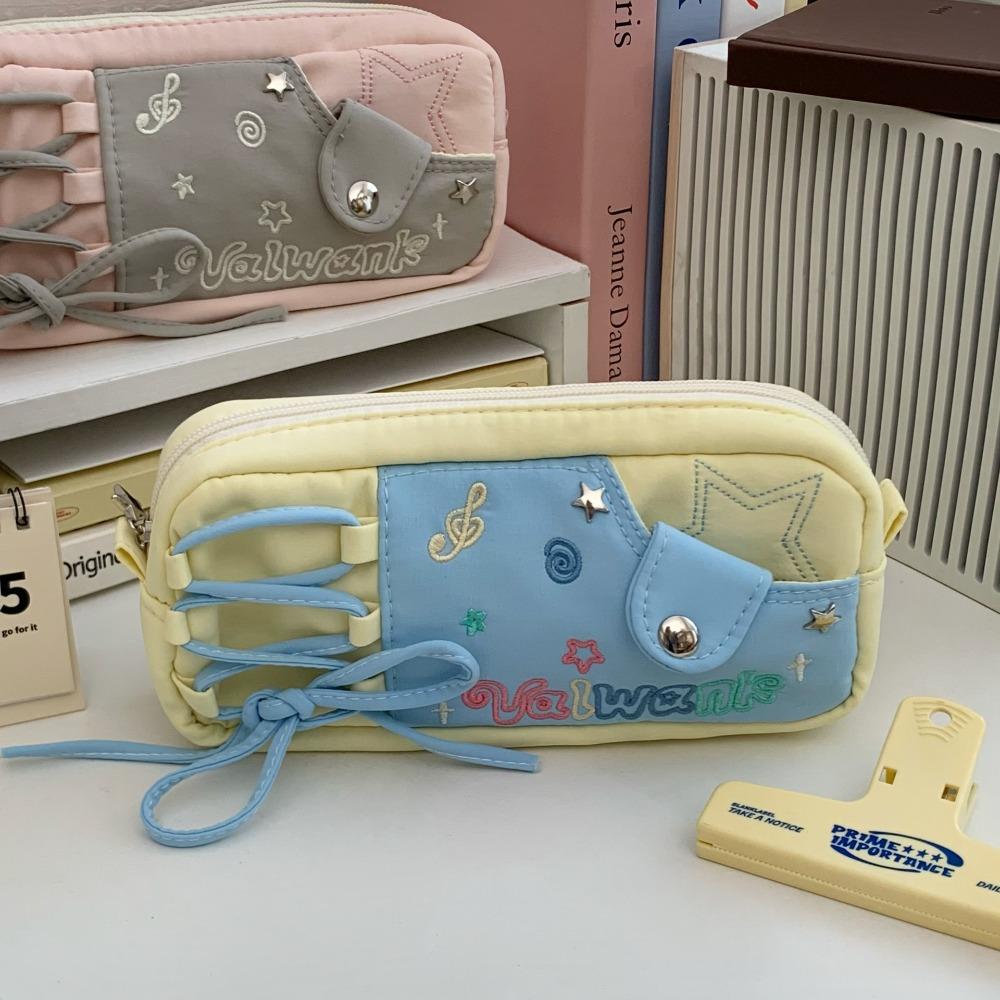 Large Capacity Large Ins Pen Bag Desktop Storage Cartoon Pencil Bag Korean Stationery Bag  Student