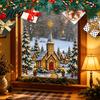Festlig Hjemme Dekorasjon Julevinduklistremerker, Vinterferie Dekorasjoner, Kunst med Juletre Festartikler Snømann Engel Mønstre for Vegg Dør