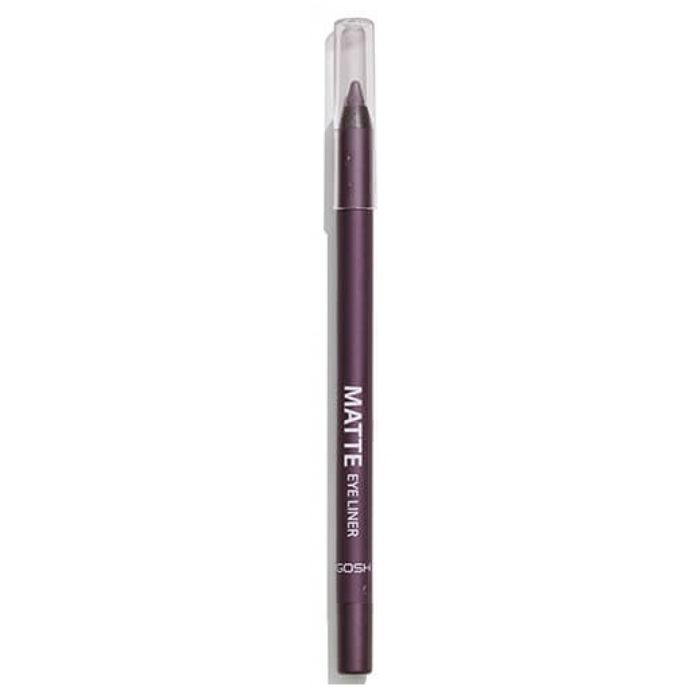 GOSH Eyeliner Mat En Noir Intense I Texture Crémeuse Et Douce Pour Une Application Facile I Haut Pouvoir Couvrant, Idéal Pour Les