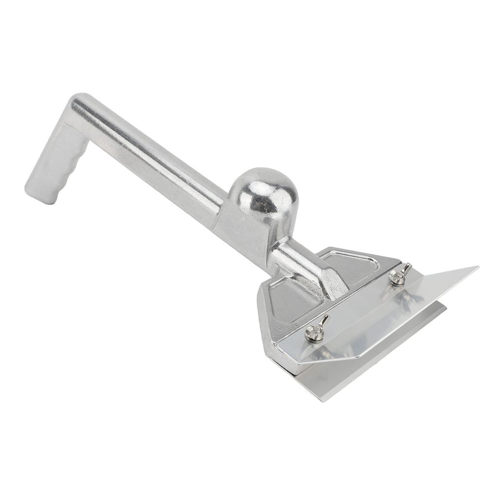 Hvy Duty Grill Scraper with 6 Inch Wide Stainless Steel Blades, Ergonomic Handle and , Idl for Grills, Food Trucks, Home Kitchens,