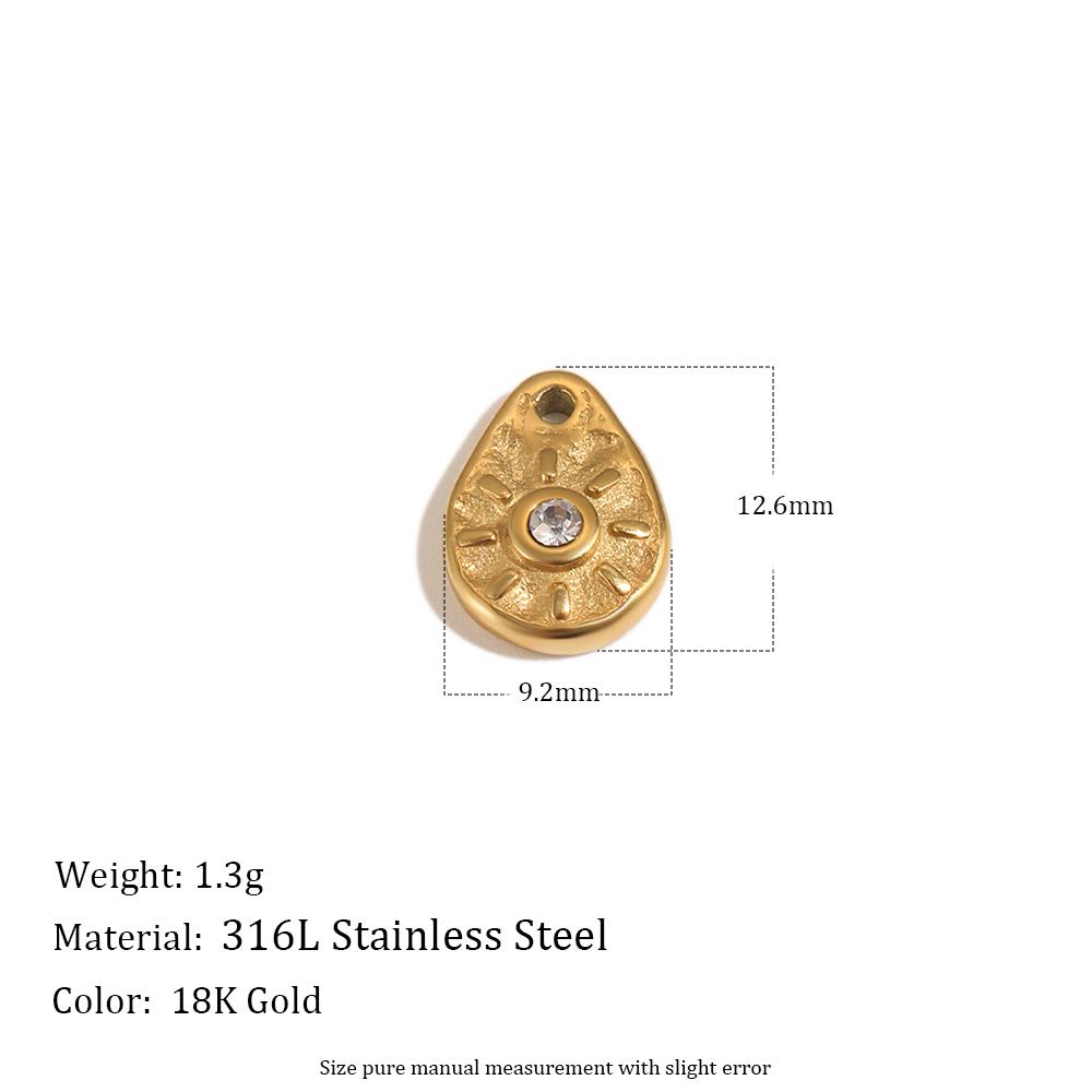 MamacitaSlay Vintage Celestial Animal Charms 18K Gold Plated 316L Stainless Steel Waterproof Jewelry Making Pendants For DIY