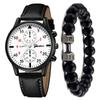 Men's Versatile Fashion Two-Eye Business Wristwatch