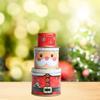 Christmas Candy Box, Three Tier Jewelry Tinplate Nesting Boxes, Decoration for
