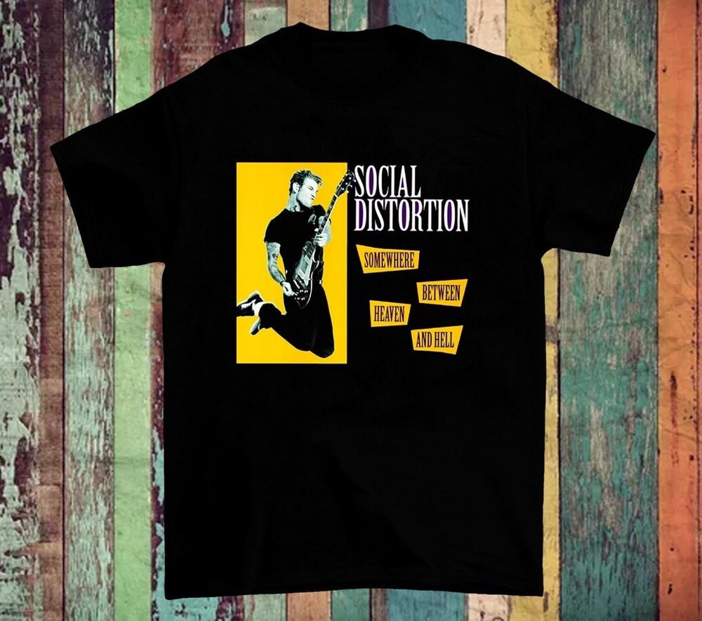 

New Social Distortion Somewhere Between Heaven Hell T-Shirt Unisex T-Shirt M