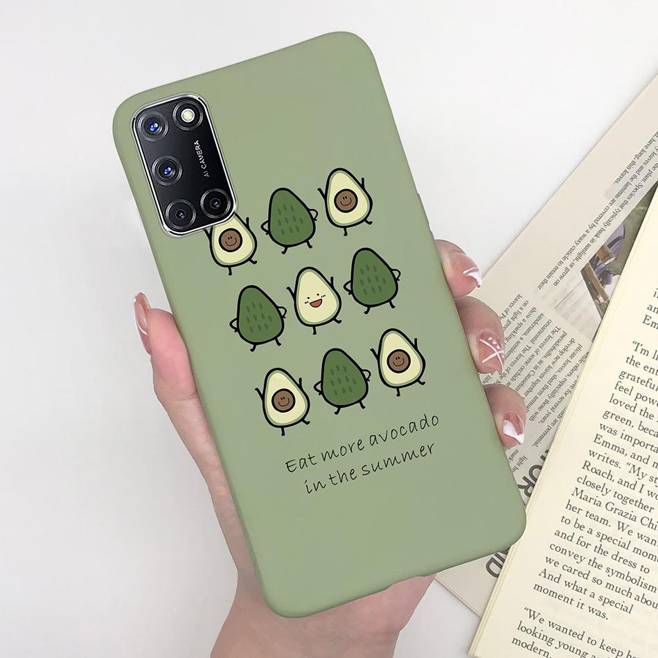 For Oppo A52 A72 A92 Case Cartoon Silicone Coque Heart Painted Cover For Oppo A72 A52 A 52 A 72 A 92 OppoA52 OppoA92 Phone Case