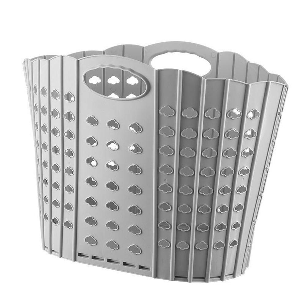35*27*27cm Folding Clothes Basket Compact Size Convenient Wall Attachment Easy To Carry Design Long-lasting Performance