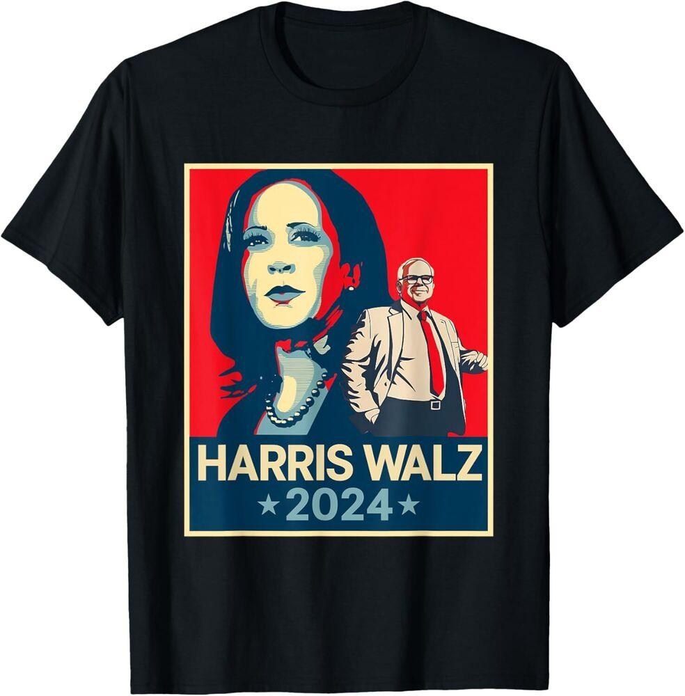 New Harris Walz 2024 Election Kamala Harris Tim Waltz 2024 T-Shirt Unisex T-Shirt XL