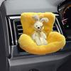 Doll Car Seat with Air Vent Clip Desktop Doll Safety Seat Charming Car Ornament for Doll Collectors And Fans