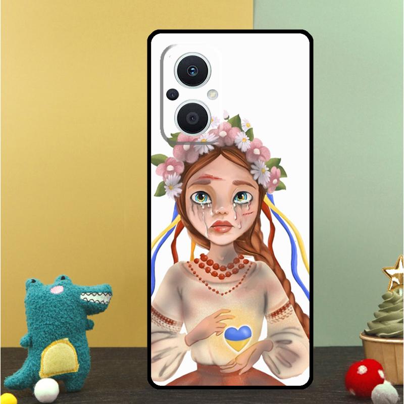 Ukraine Girl Case For OPPO Reno 15 15F 14 13 12 11 10 Pro 14F 13F 12F 11F 8T OPPO Find X9 X8 X6 Pro Cover