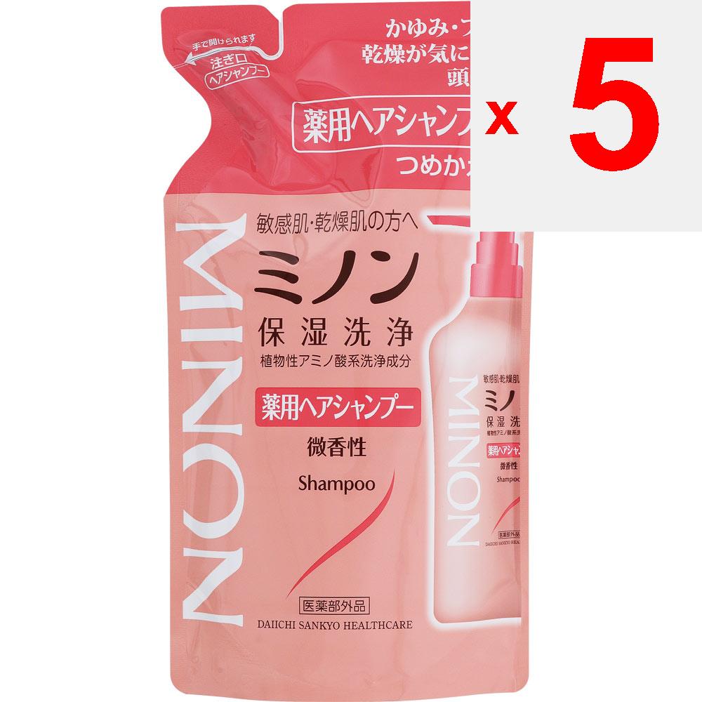 Daiichi Sankyo Healthcare Minon Medicated Hair Shampoo Refill 380ml (Quasi-drug) Other (check Locks, Tongue Cleaners, Etc.) After Washing Hair, Take a