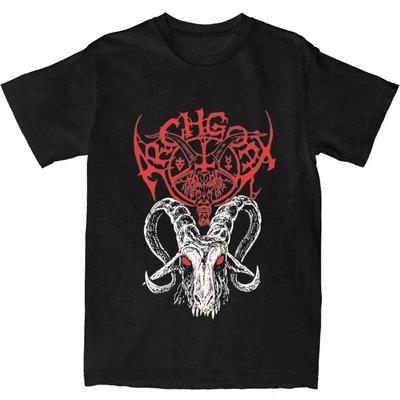 Men Women's Archgoat Band Graphic T Shirt Merchandise Awesome Cotton Black Metal T Shirt Tee Clothing Graphic Printing