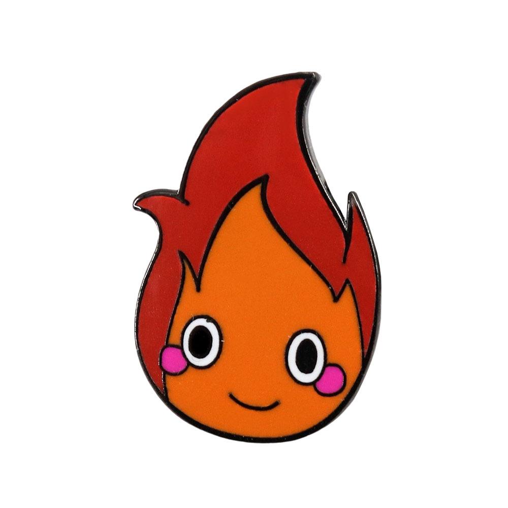 Adorable Fire Demon Anime Brooch - Japanese Animation Merchandise