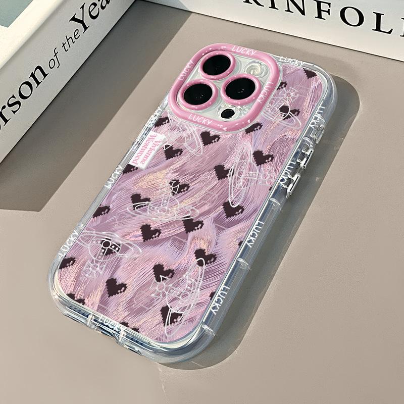 Liebe für IPhone15promax Handyhülle für Apple 16pro Creme Federgarn Rundumschutz 11 Ultradünn Xs/xr