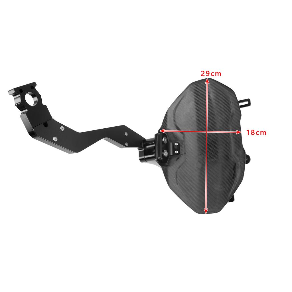 Real Carbon Fiber Rear Fender Bracket LED For Honda CBR650R CB650R 24-25