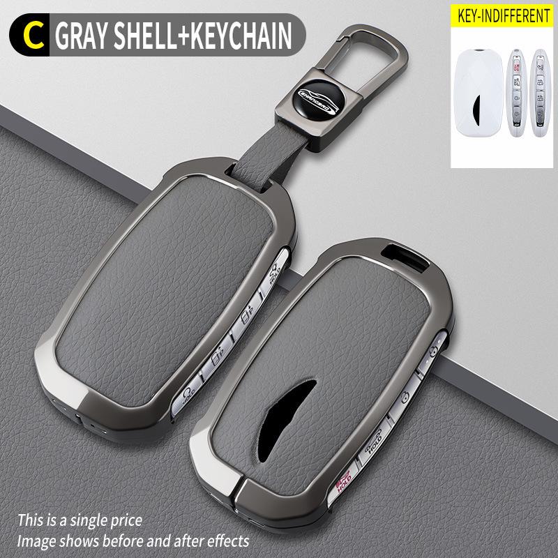 Genesis G70/G80/G90 & GV60/70/80 Metal Leather Key Case
