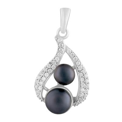 Silver Pendant with 3.788ct Pearls (2123569)
