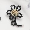 4 Pcs Embroidery Fix Decorative Embellishments Sewing Sparkling Flower Appliques for Clothing Dress