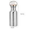 Wide Mouth Design Water Bottle 304 Stainless Steel 500Ml/750Ml Water Jug  Outdoor Enthusiasts