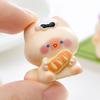 2 Pcs Miniature Cat Figurine Micro Resin Cat Statue Tiny Kitty Decoration for DIY Terrarium Crafts Cake Topper Fairy Garden Moss Landscape Decor