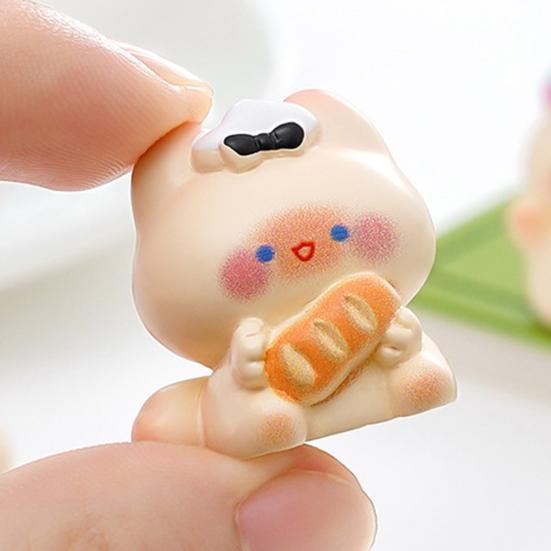 2 Pcs Miniature Cat Figurine Micro Resin Cat Statue Tiny Kitty Decoration for DIY Terrarium Crafts Cake Topper Fairy Garden Moss Landscape Decor