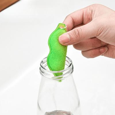 3/9pcs Pea Cup Cleaning Sponge Set Kitchen Bottle Clean Brush Reuseable Coffee Wine Drink Glass Scrubber Internal Clean Gadgets