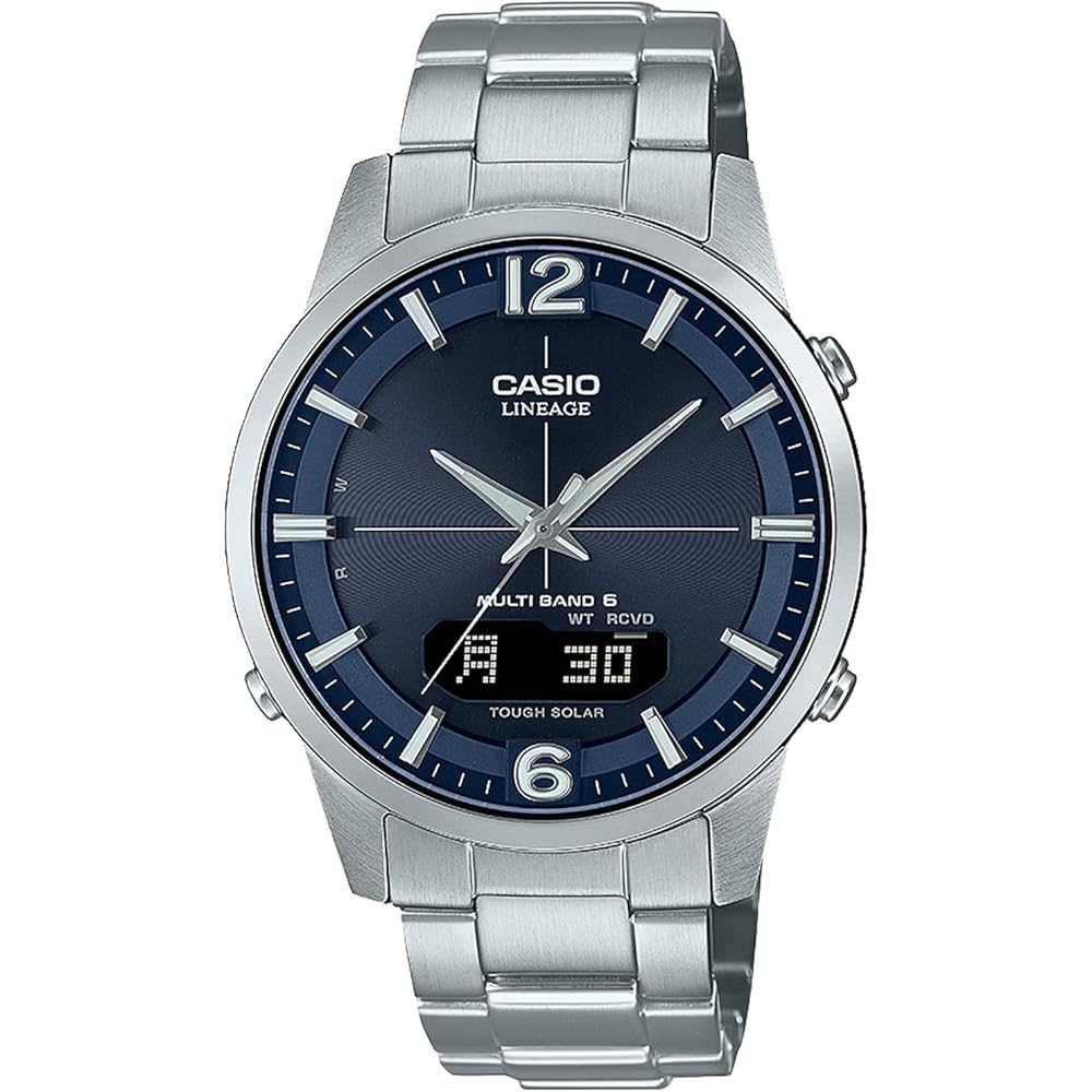 [LINEAGE] [Casio] Watch [Domestic Genuine] Radio Wave Solar LCW-M170D-2AJF Men s Silver