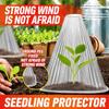 50pcs Insulated Plant Protection Cover Transparent Plant Bell Covers  Protecting Plants