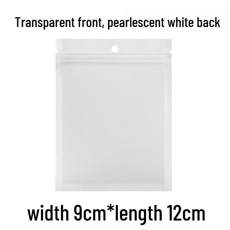 Pearlescent Yin & Yang Film Self-Sealing Bags for Jewelry Packaging