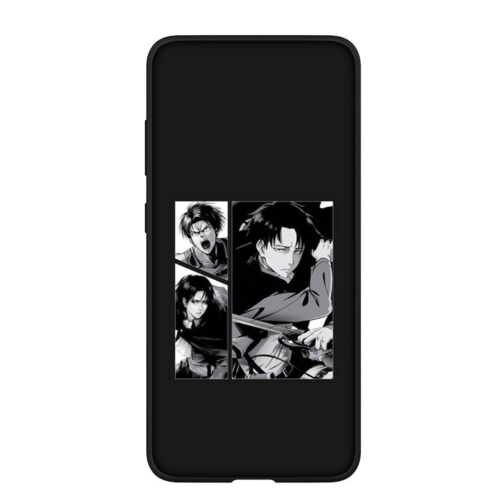 

Чехол для телефона Samsung Galaxy S25 S24 S23 iPhone 16 15 Xiaomi Redmi Note 14 13 12 16E X 11 Pro Max OPPO Moto Huawei Levi Attack On Titan Cartoon Cover for iPhone 16 Pro экрю