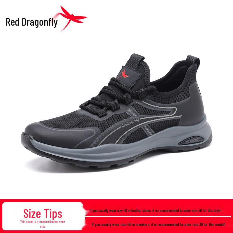 Red Dragonfly Men s Breathable Mesh Casual Summer Sports Shoes 44