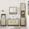 3 Piece Bathroom Furniture Set Sonoma Oak Particle Board
