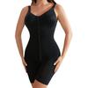 European and American Women Shapewear with Built-in Bra One Piece Lingerie with Zipper Crotch Slimming Tummy Control Butt Lifting Bodysuit