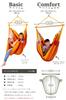 La Siesta Havana Basic Hammock Chair of Organic Load Capacity Volcano/Orange (Indoor/Made Cotton) Space-saving Chair-type Hammock,
