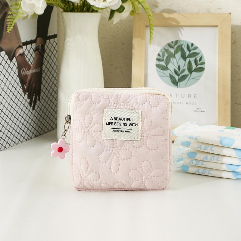 1pcs Mini Sanitary Napkin Cosmetic Storage Bag, Coin Card, Lipstick Storage Small Coin Storage Cosmetic Bag,Travel Bag women bag