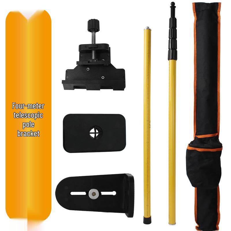 4-Meter Heavy-Duty Single Rod Level Stand