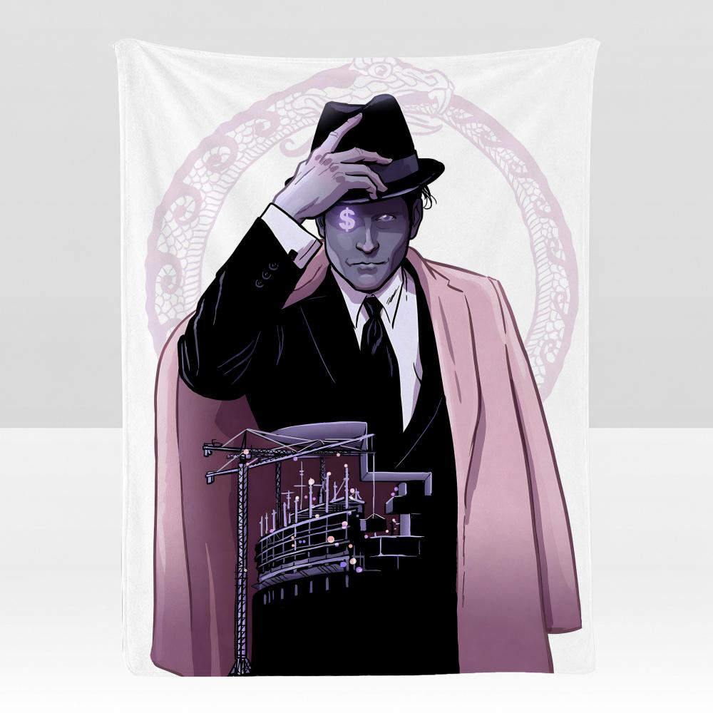 fantasy A-American G-Gods Throw Soft Flannel Blanket for Bed Bedroom Sofa Picnic Throw Skin-friendly Breathable Gift Cover