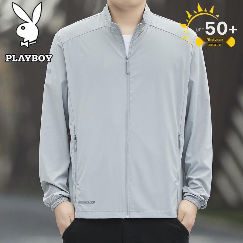 PLAYBOY Men s Stand-Collar Casual Jacket 2XL