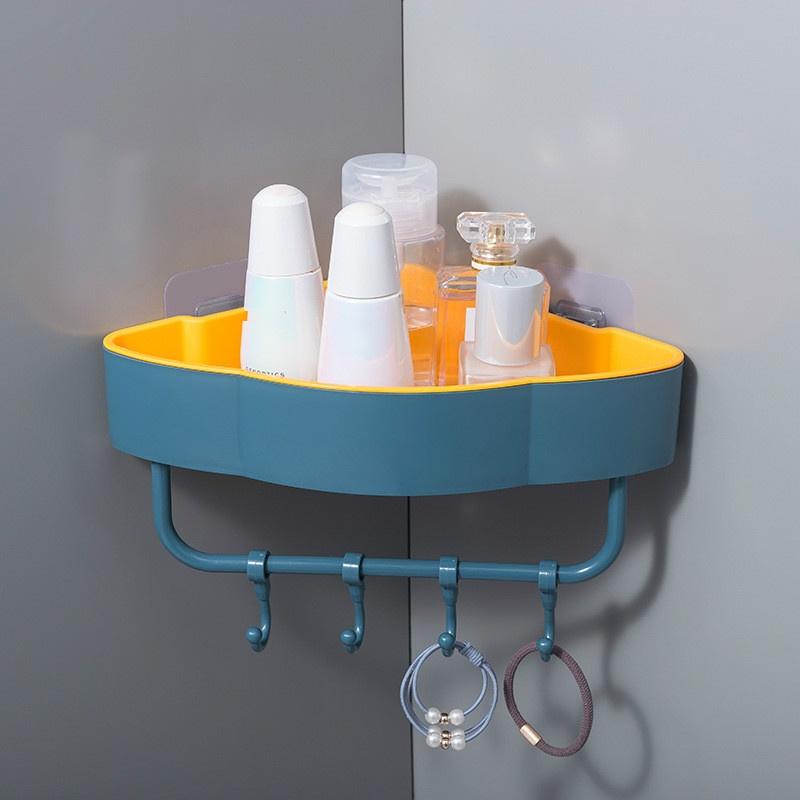 Free Punch Corner Racks Bathroom Tripod Kitchen Toilet Bathroom Wall Hanging Wall Dormitory Storage Rack