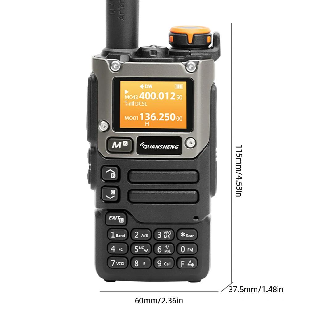 Quansheng UV K6 (8) Walkie Talkie Portable Am Fm Two Way Radio Commutator Station Amateur Ham Wireless Set Long Range Receiver