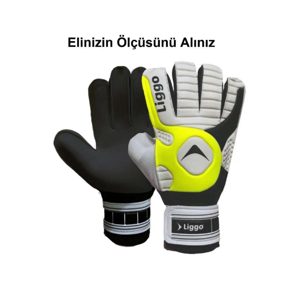 Reflex Adult And Child Goalkeeper Gloves With Wrist Bandage, Number 5-6-7-8-9-10